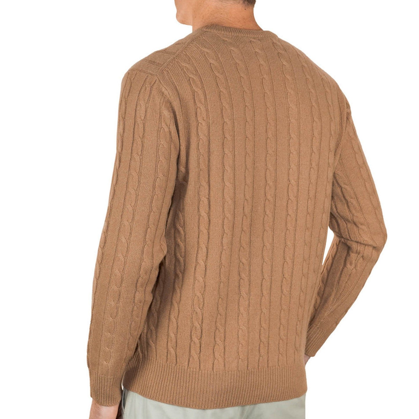 Men's Cashmere Cable Jumper