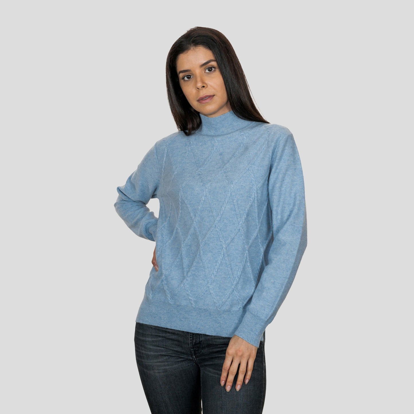 Argyle Turtle Neck