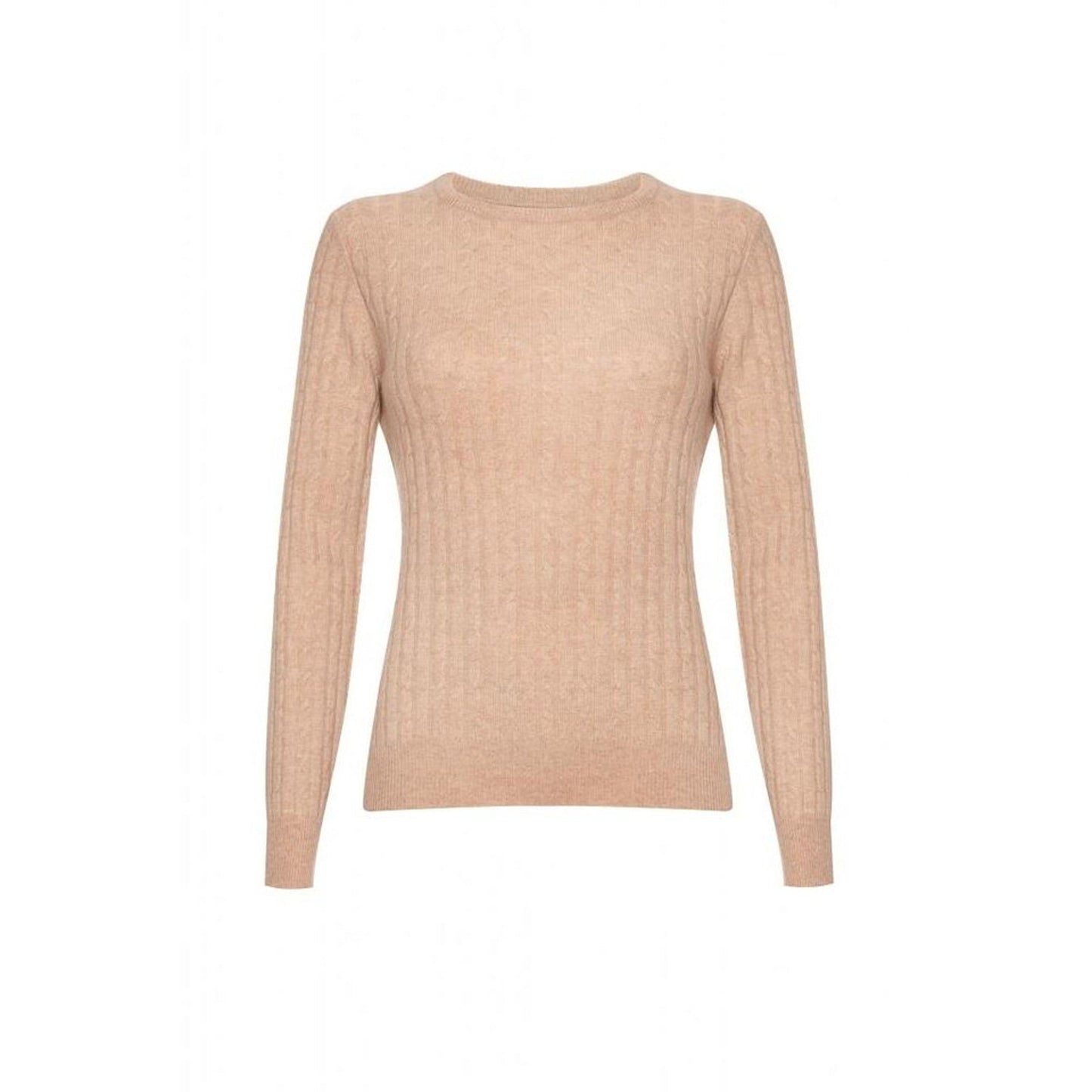Cashmere Cable Round Neck Jumper