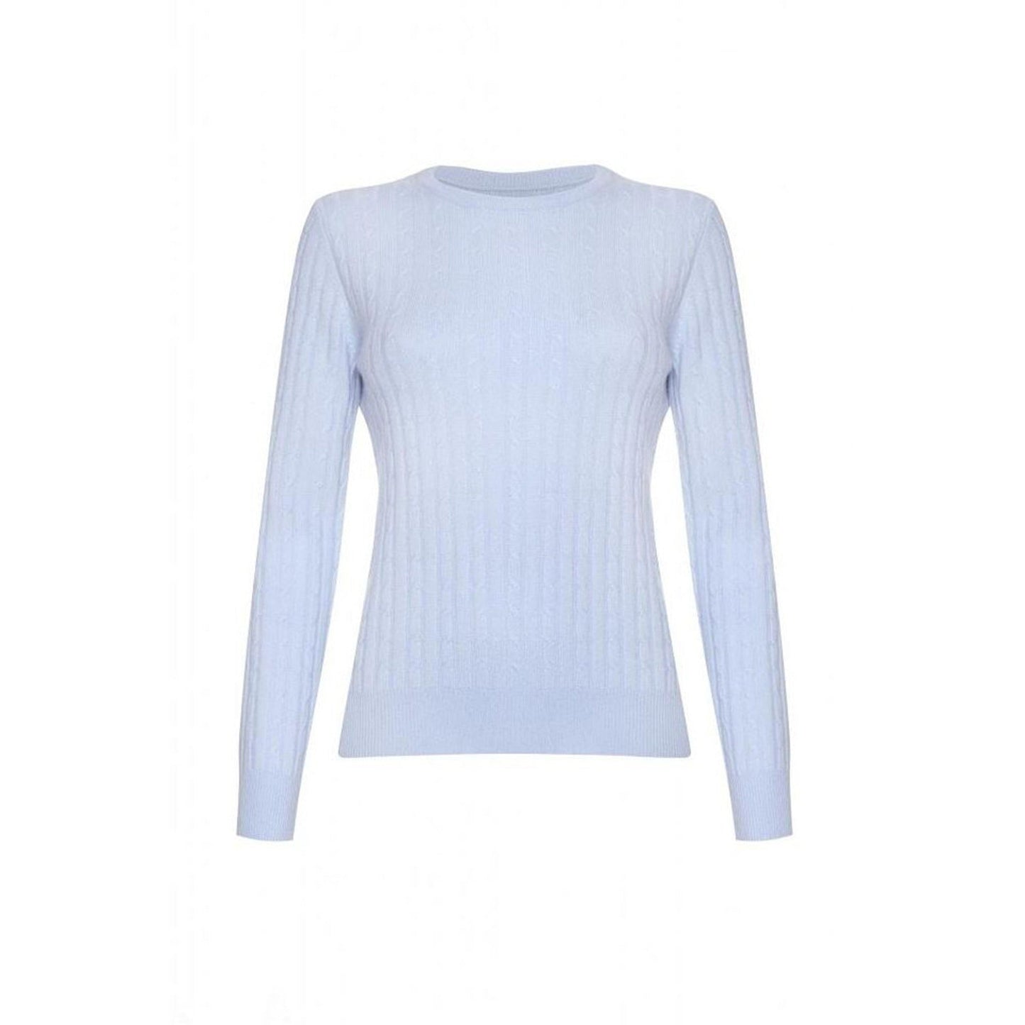 Cashmere Cable Round Neck Jumper
