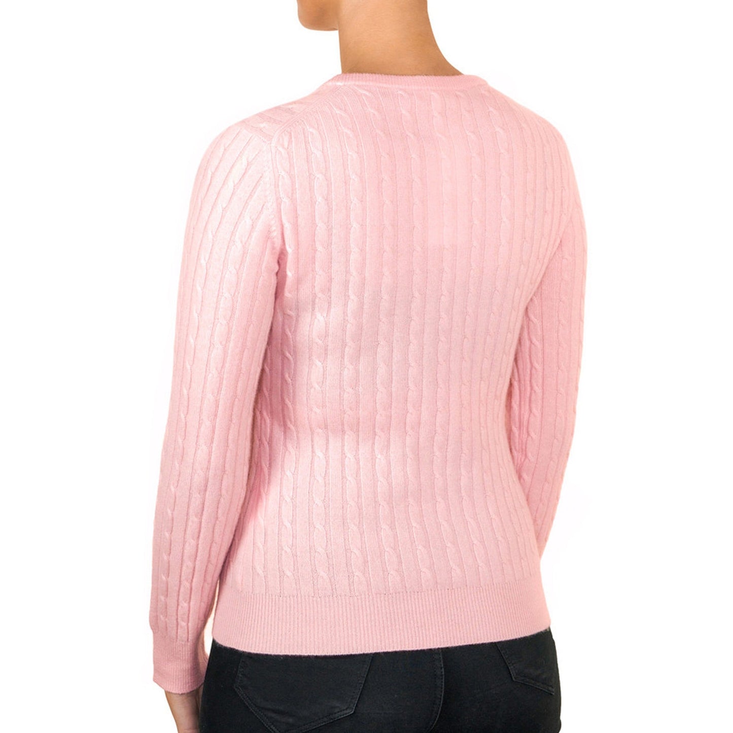 Cashmere Cable Round Neck Jumper