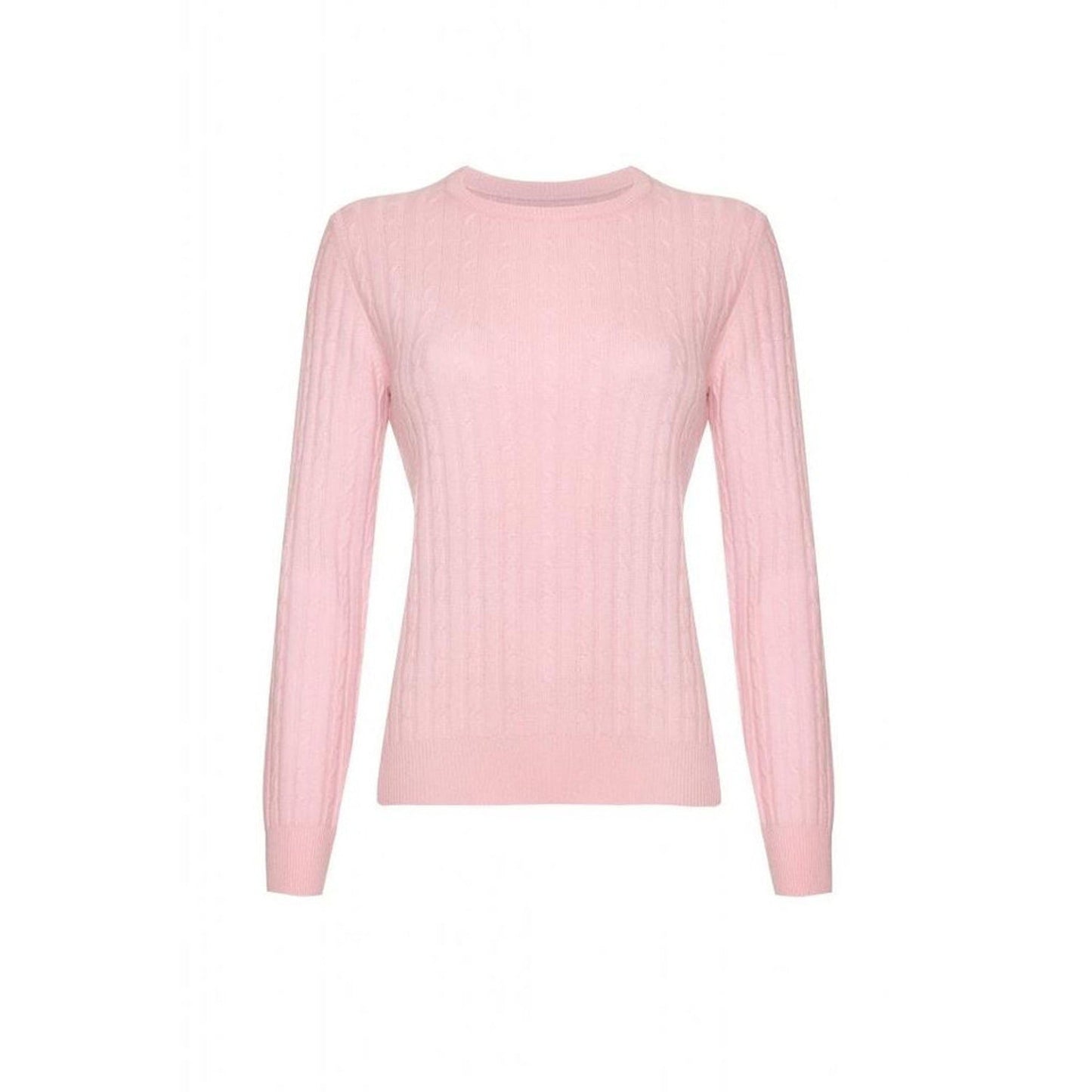 Cashmere Cable Round Neck Jumper