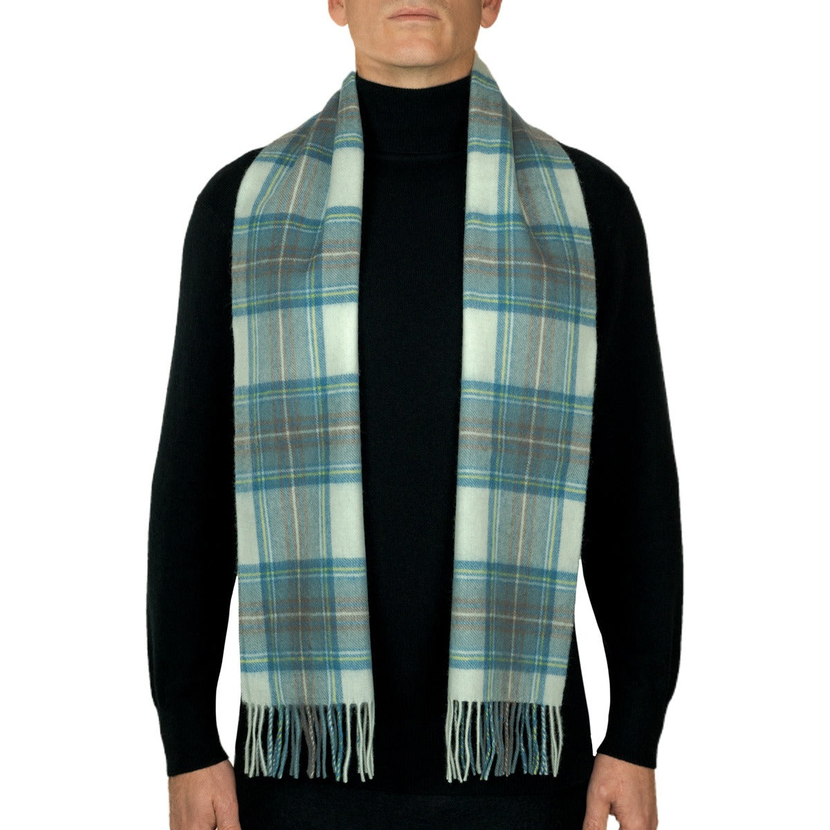 100% Lambswool Tartan Scarf