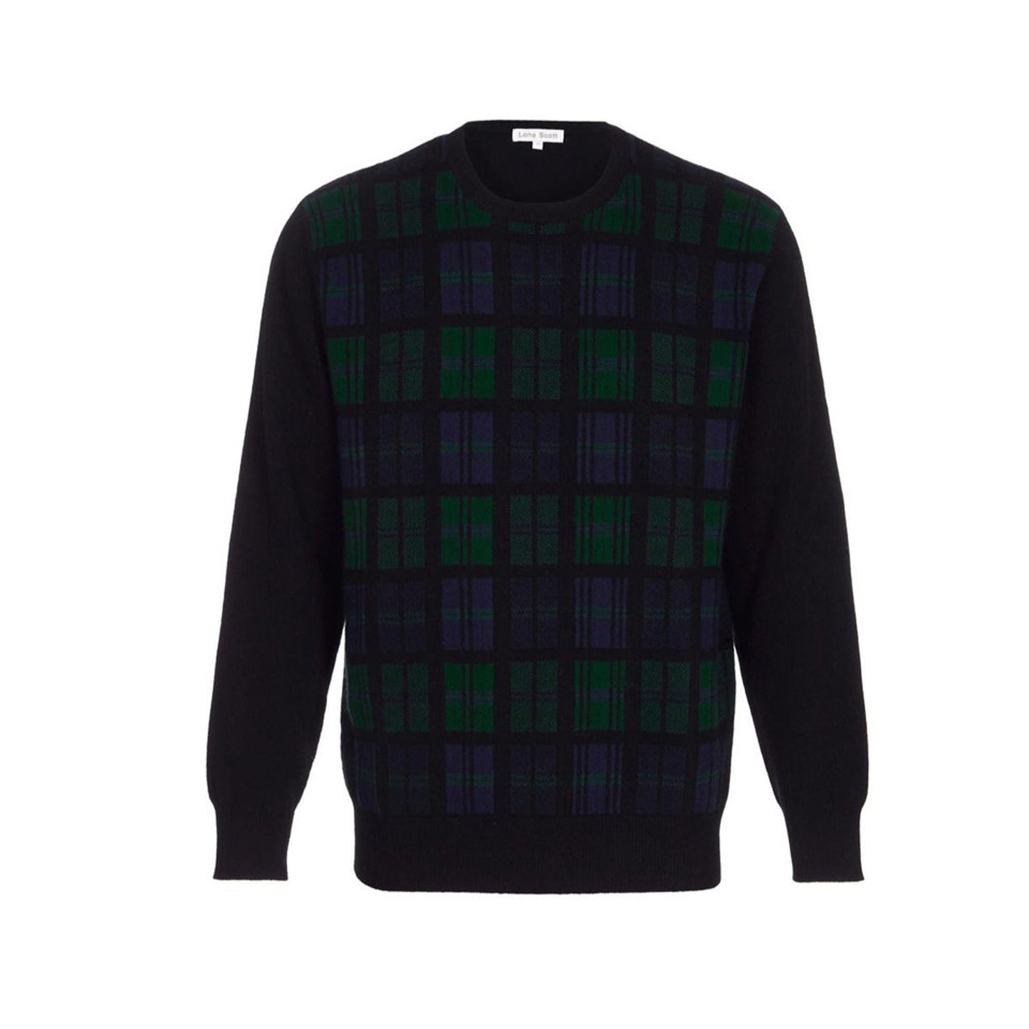 Black Watch Tartan Cashmere Jumper