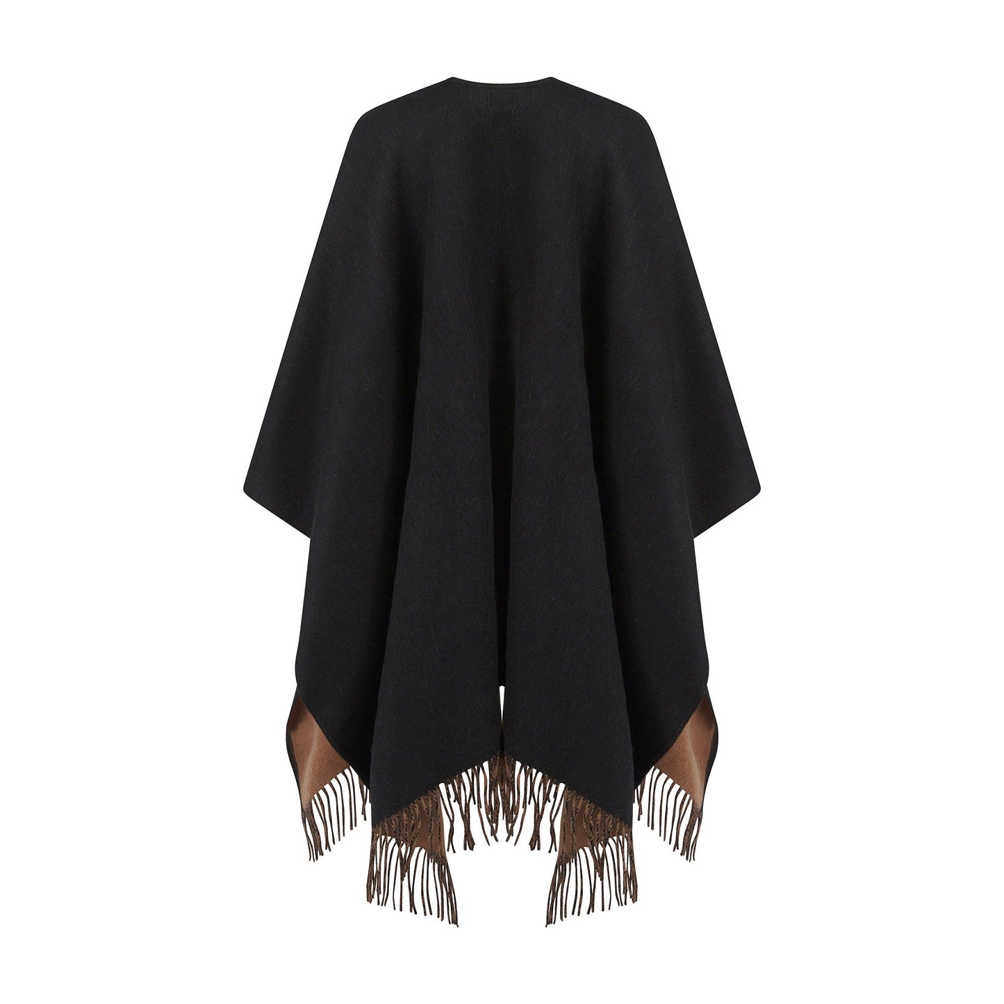 Reversible Lambswool Ruana