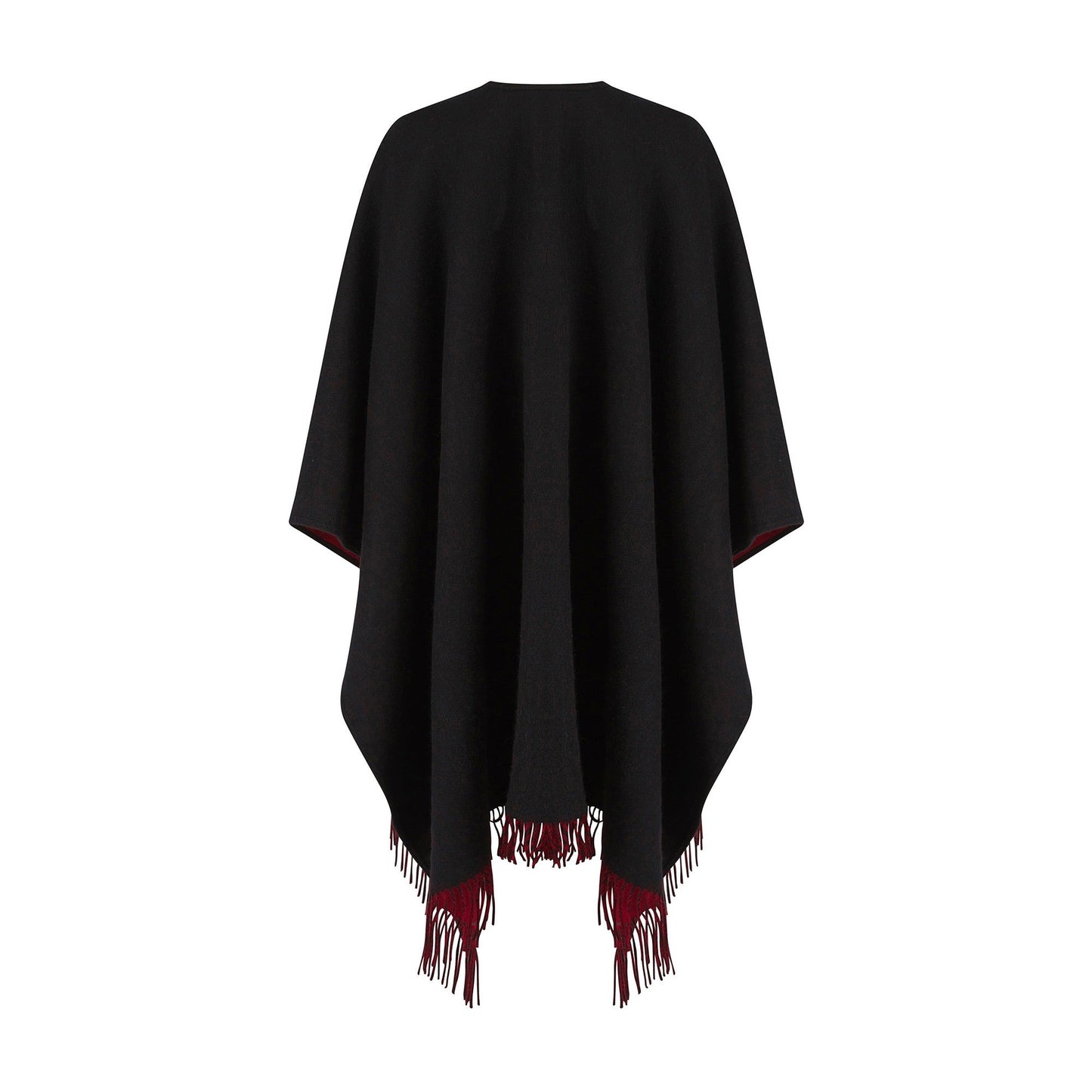 Reversible Lambswool Ruana