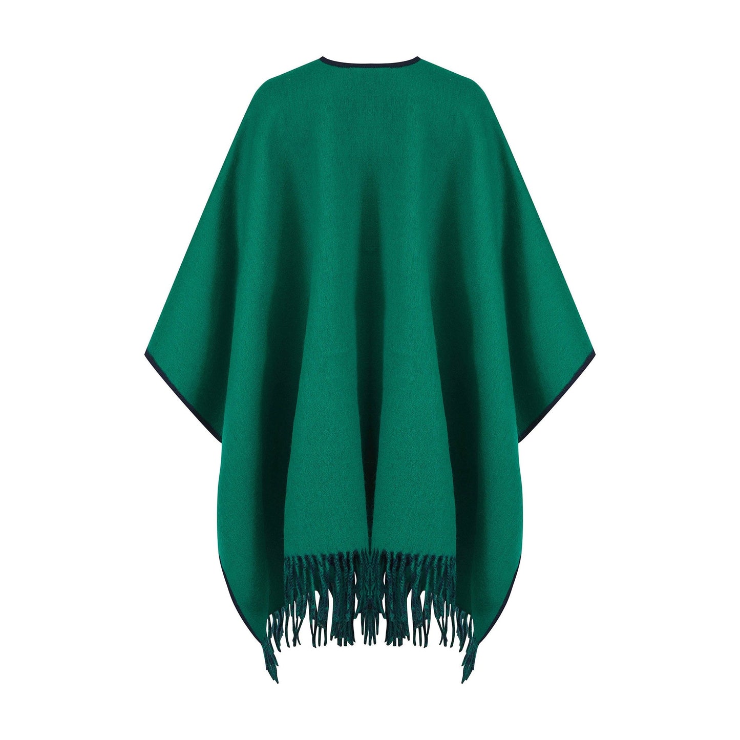 Reversible Lambswool Ruana