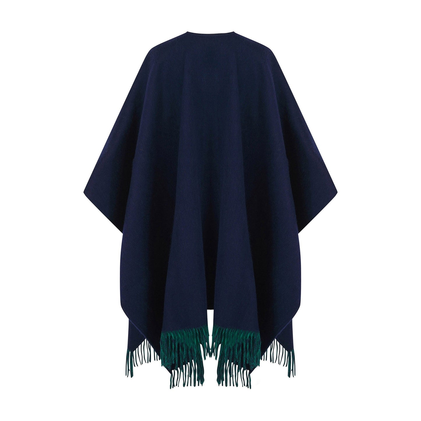 Reversible Lambswool Ruana