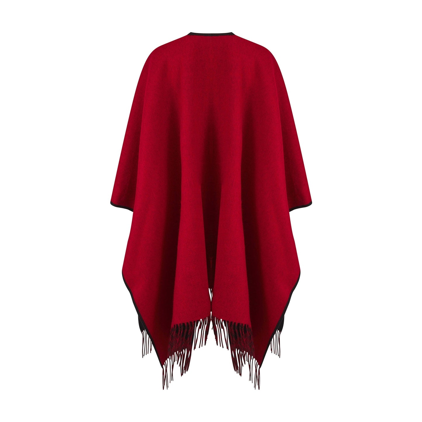 Reversible Lambswool Ruana