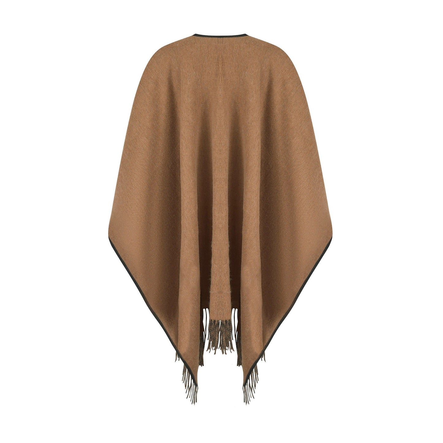 Reversible Lambswool Ruana