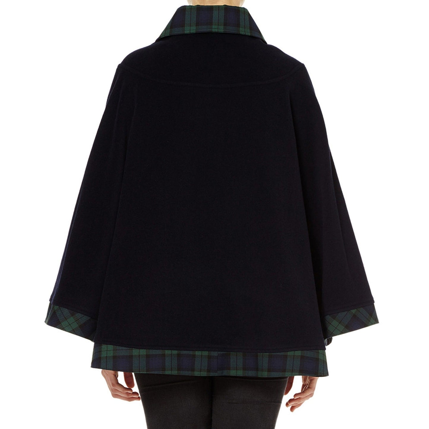 Tartan Trim Cape