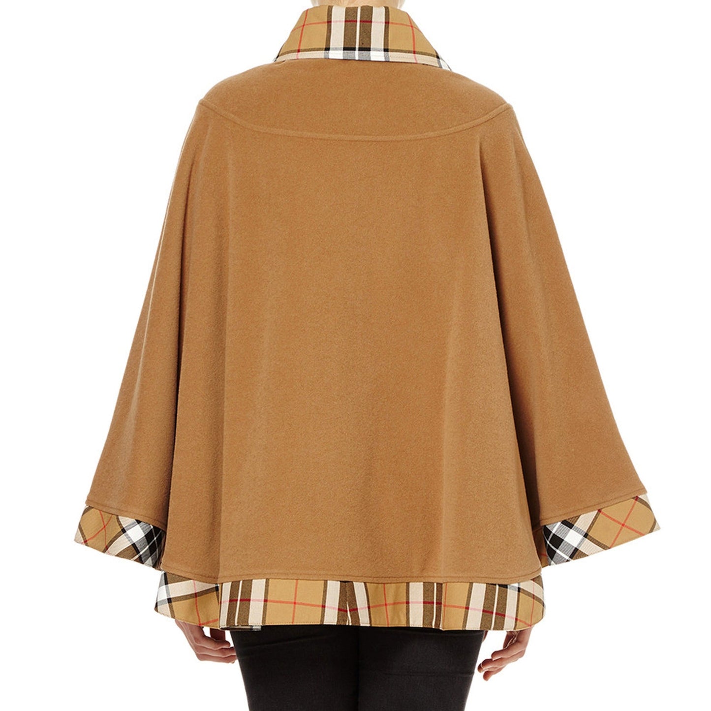 Tartan Trim Cape