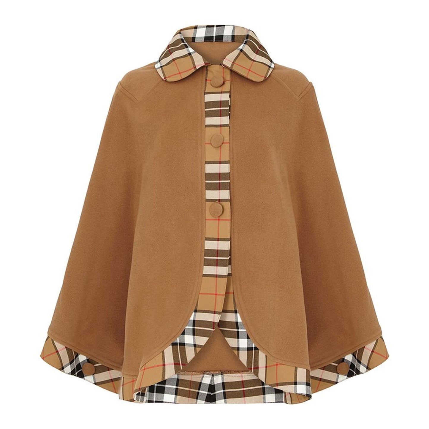 Tartan Trim Cape