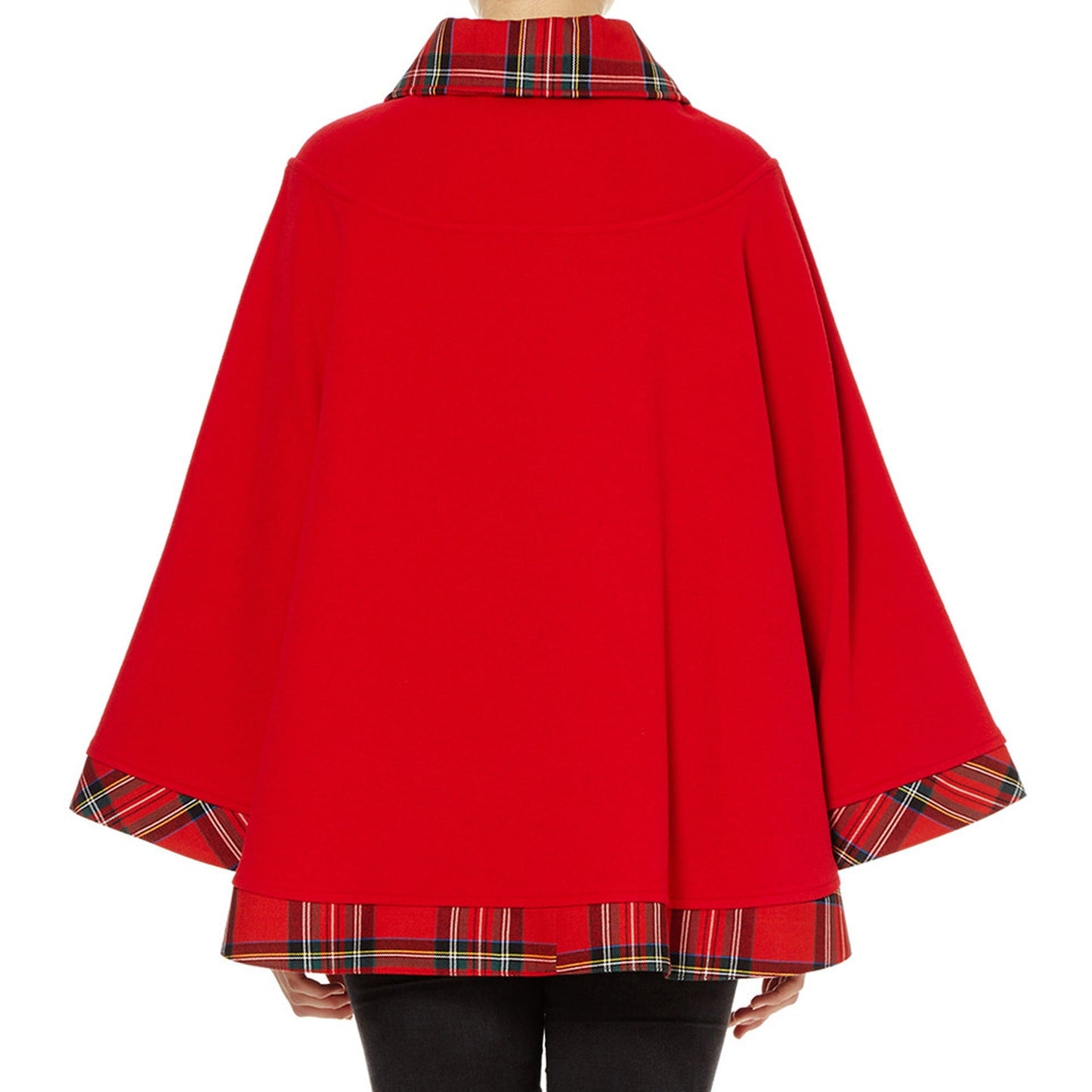 Tartan Trim Cape