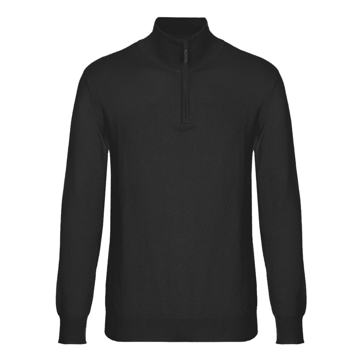 Mens Zip Neck Jumper