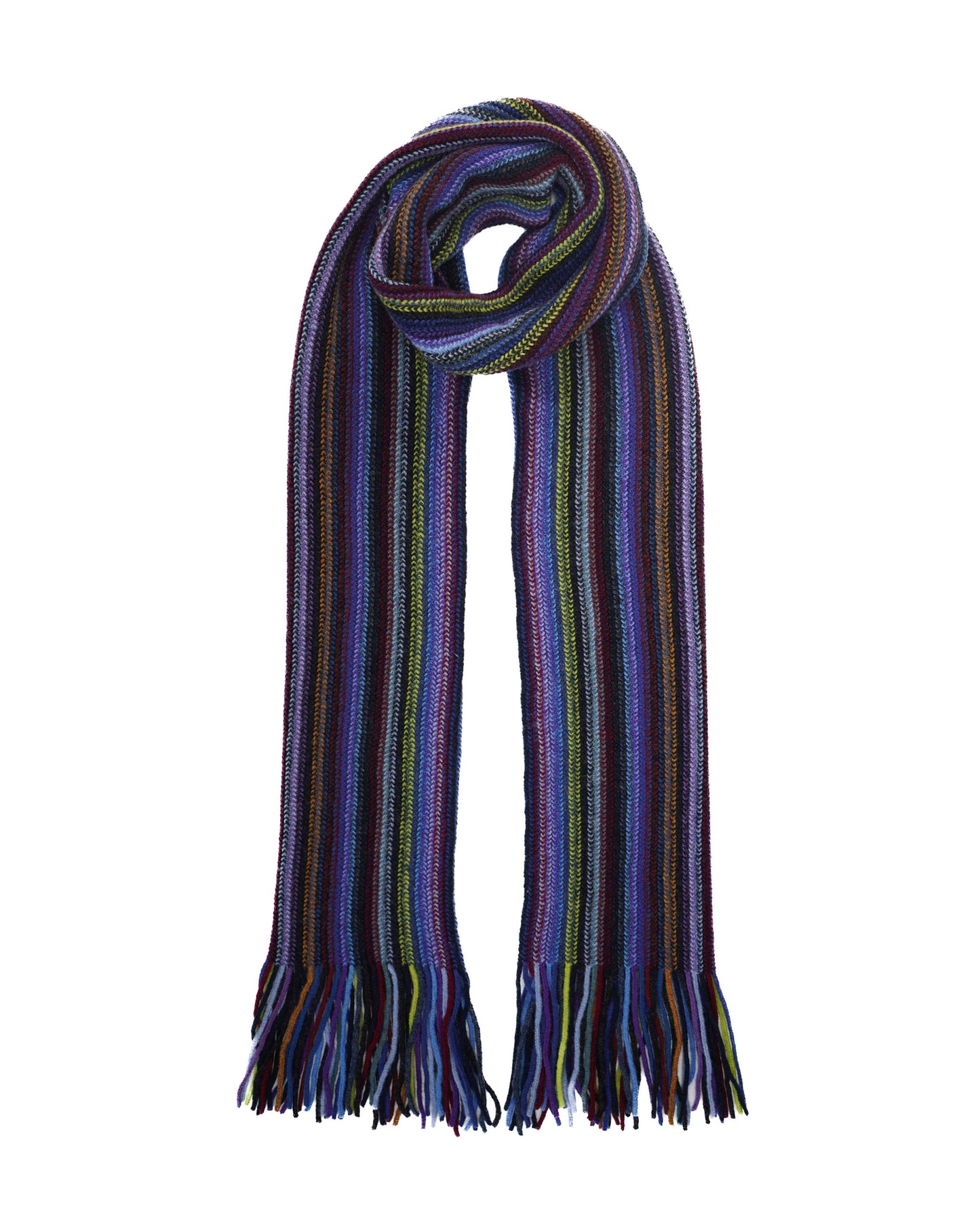 Lambswool Striped Scarf