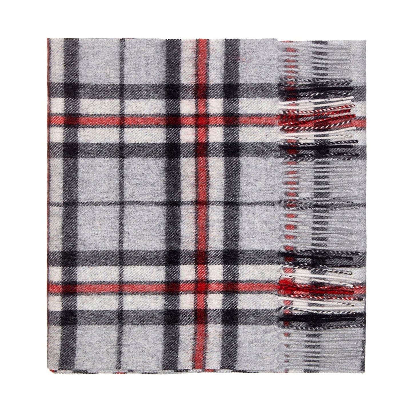 100% Lambswool Tartan Scarf