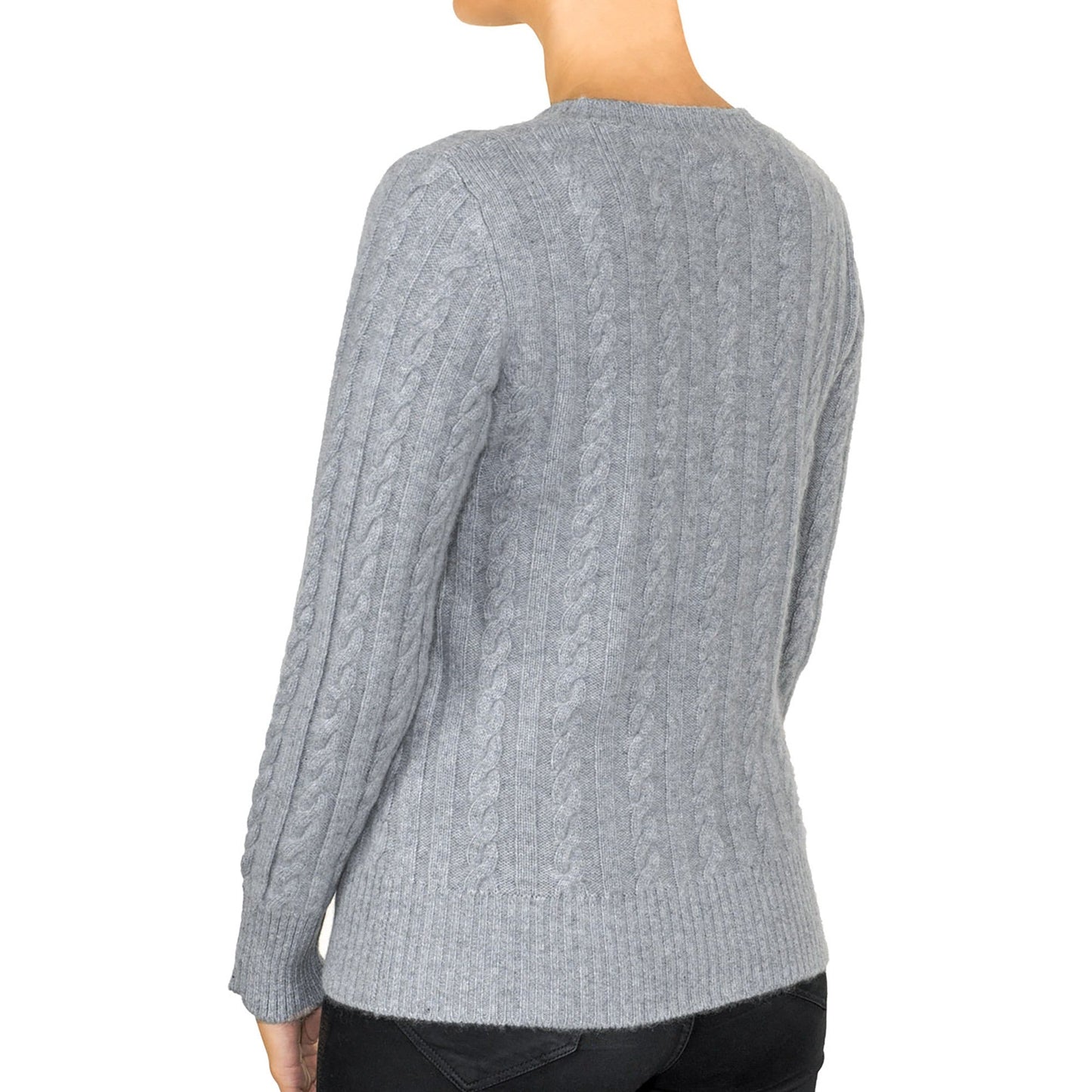 Womens Classic Cable Cardigan