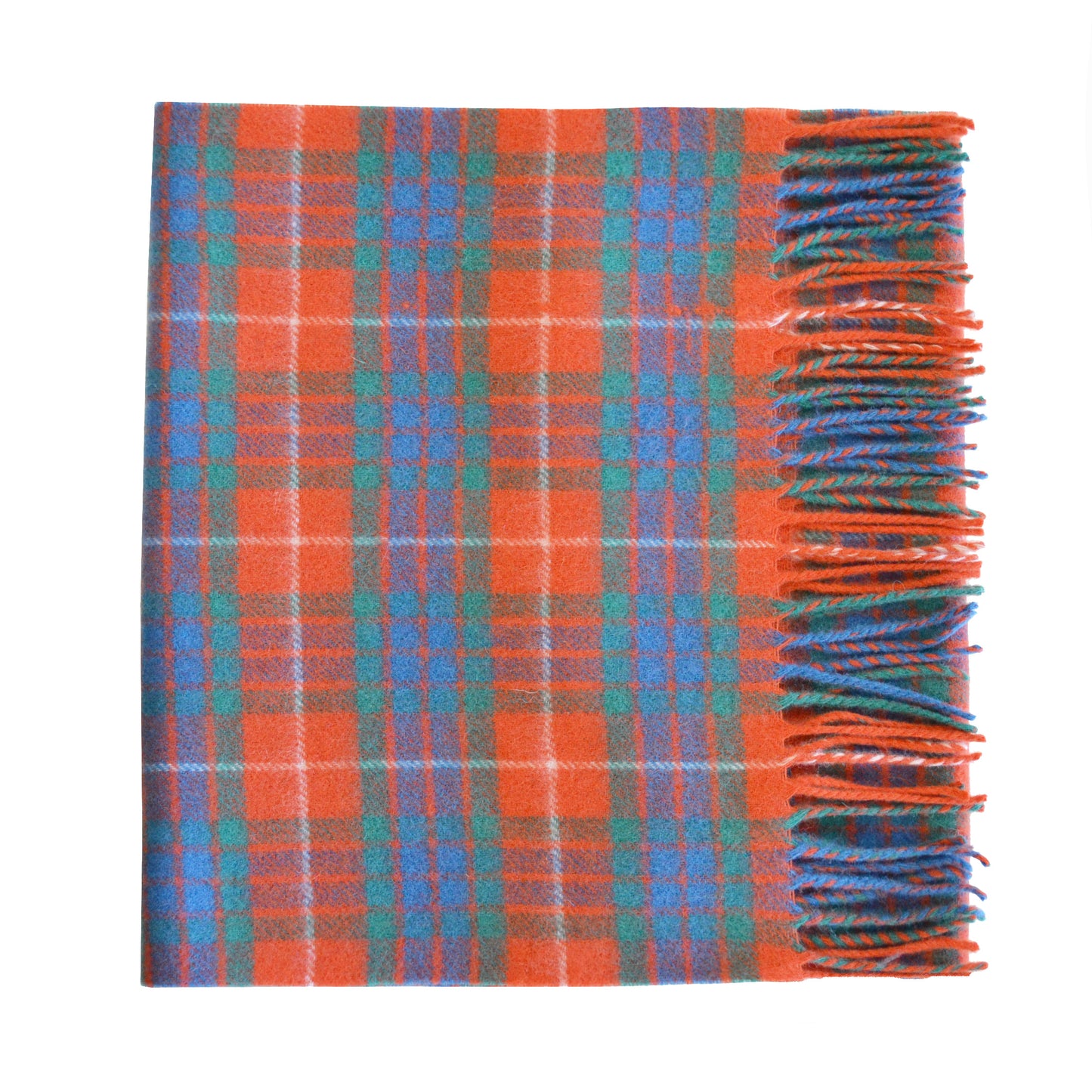 100% Lambswool Tartan Scarf