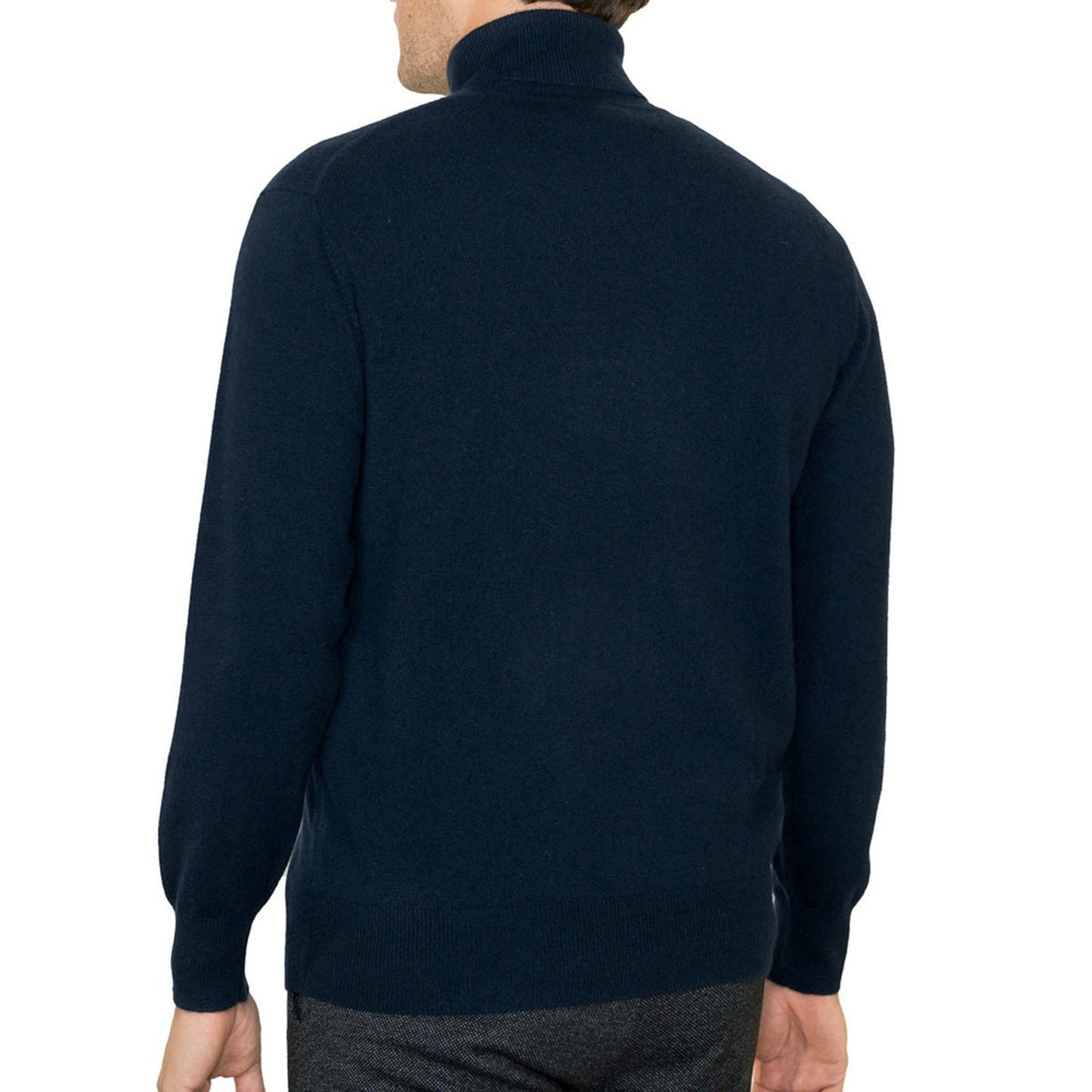 Men's Cashmere High Neck Jumper