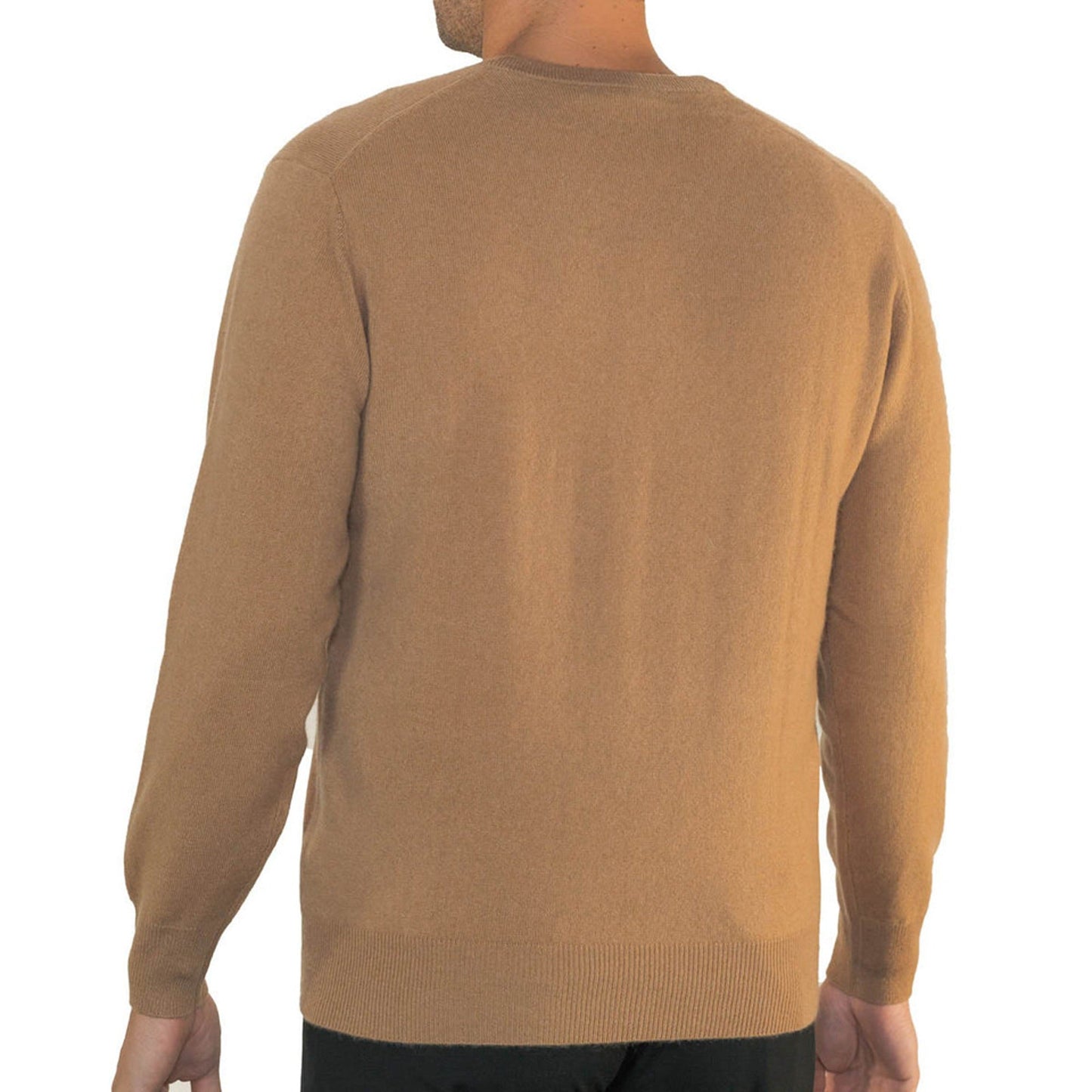 Men's Cashmere V Neck Jumper
