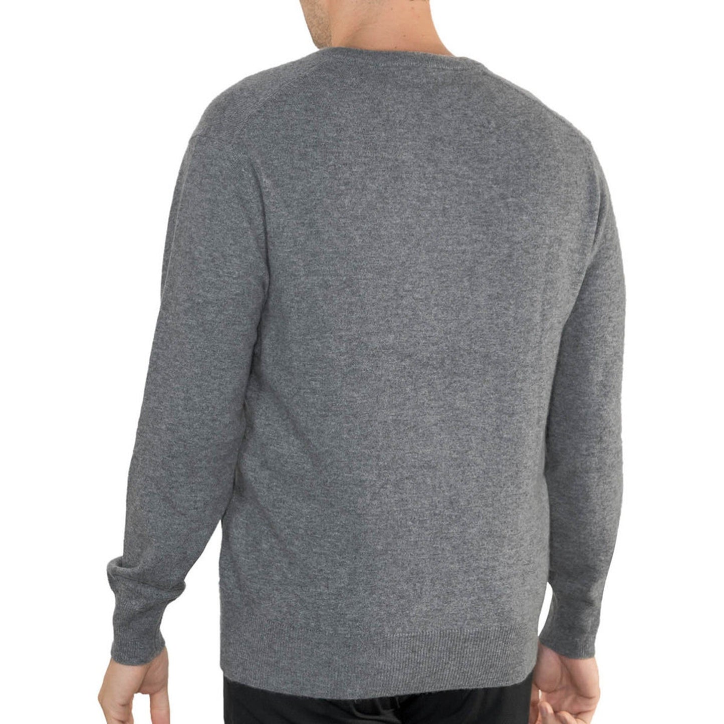 Men's Cashmere V Neck Jumper
