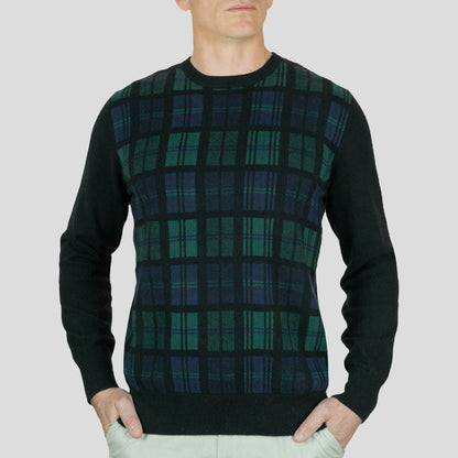 Black Watch Tartan Cashmere Jumper