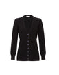 Long Cashmere V-Neck Cardigan