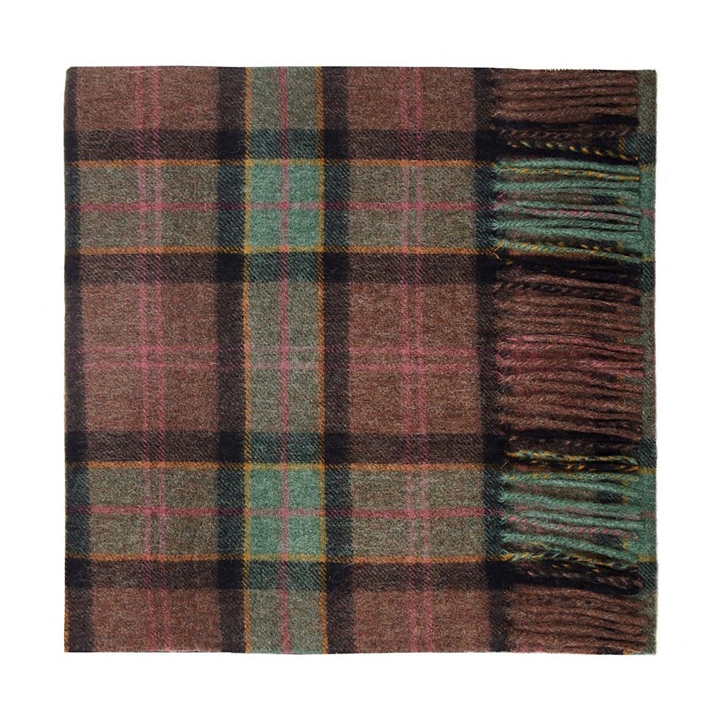 100% Lambswool Tartan Scarf