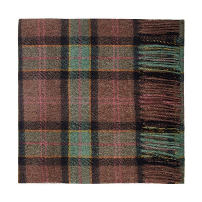 100% Lambswool Tartan Scarf