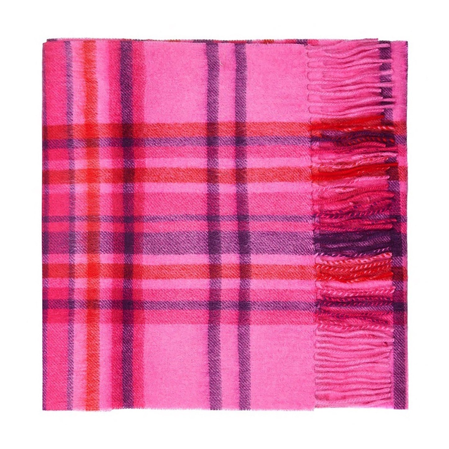 100% Lambswool Tartan Scarf