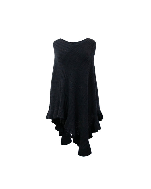 Ladies Lambswool Poncho