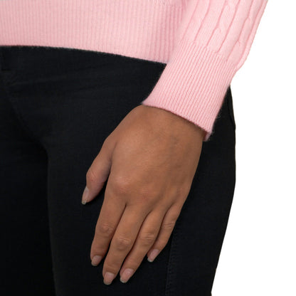 Cashmere Cable Round Neck Jumper