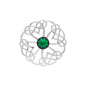 Silver Scottish Detailed Knot Brooch