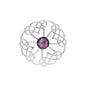 Silver Scottish Detailed Knot Brooch