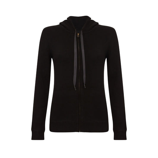 Cashmere Hooded Cardigan
