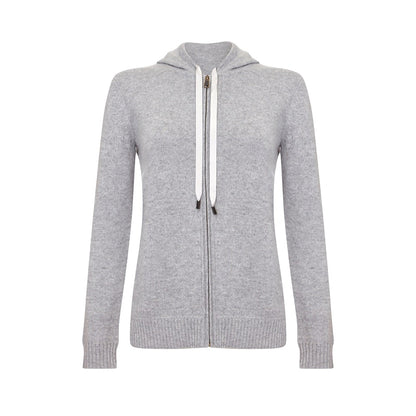 Cashmere Hooded Cardigan