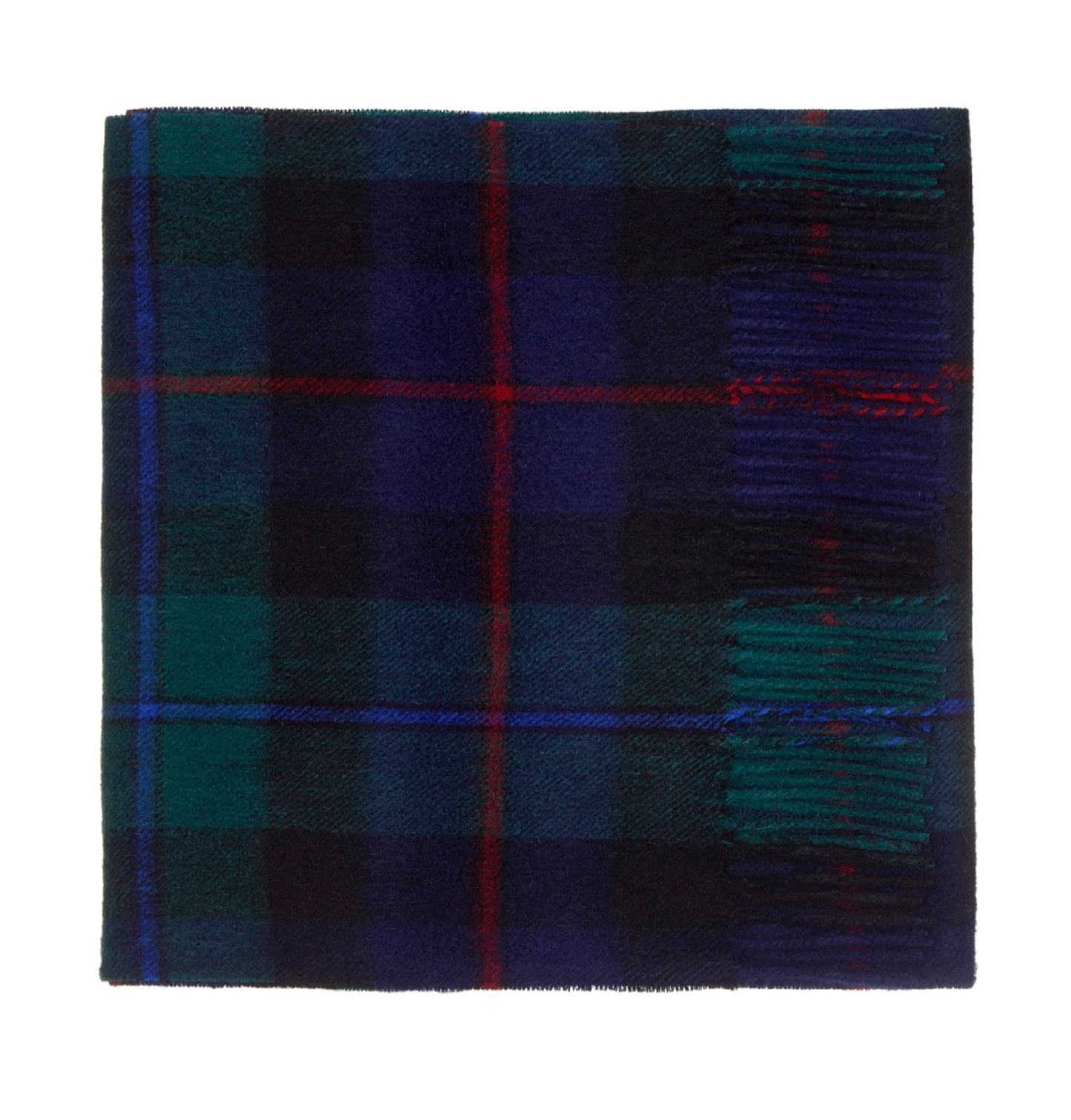 100% Lambswool Tartan Scarf