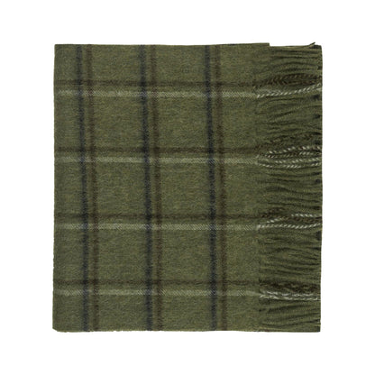 100% Lambswool Tartan Scarf
