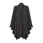 Lambswool Frilly Cape