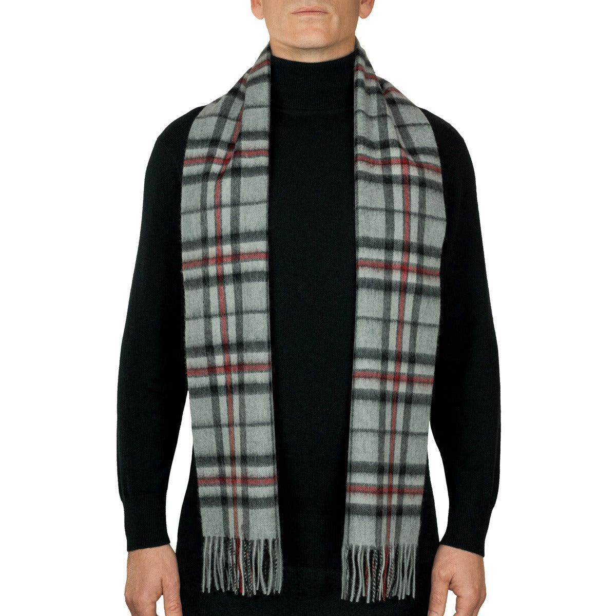 100% Lambswool Tartan Scarf