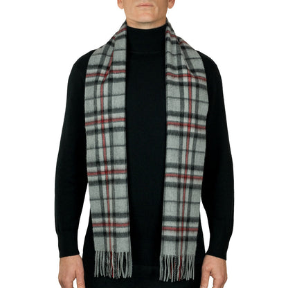 100% Lambswool Tartan Scarf