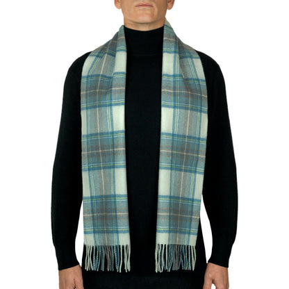 100% Lambswool Tartan Scarf