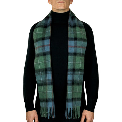 100% Lambswool Tartan Scarf