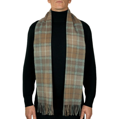 100% Lambswool Tartan Scarf