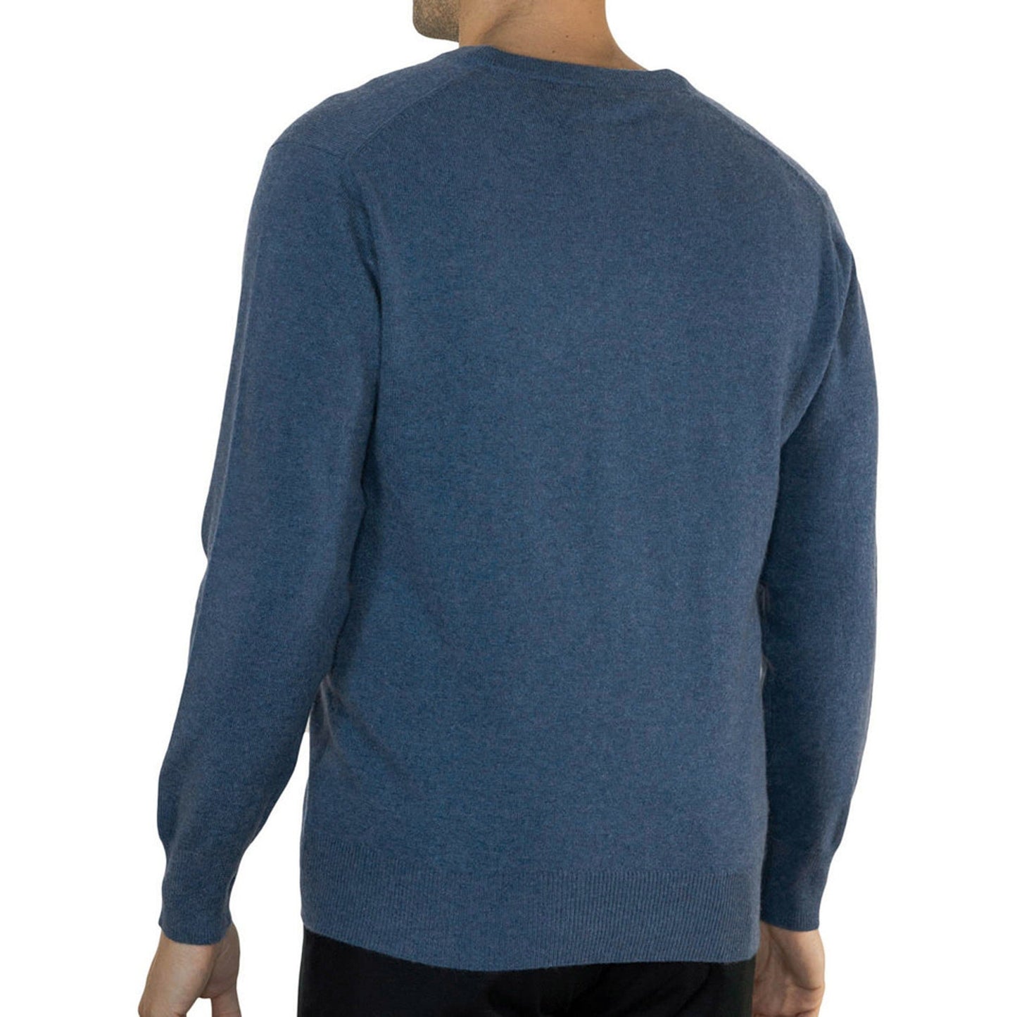 Men's Cashmere V Neck Jumper