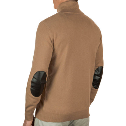 Mens Zip Neck Jumper