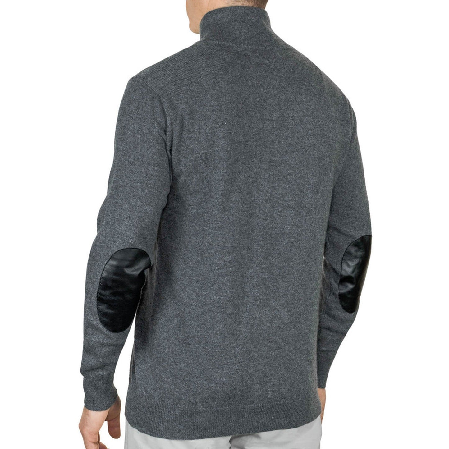 Mens Zip Neck Jumper