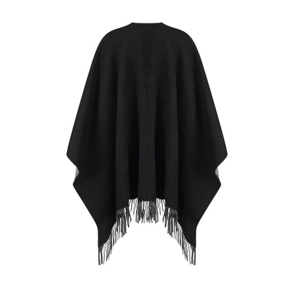 Reversible Lambswool Ruana