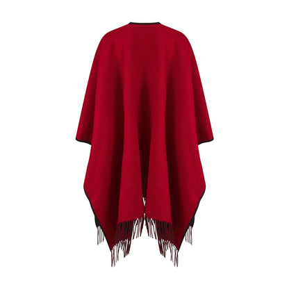 Reversible Lambswool Ruana